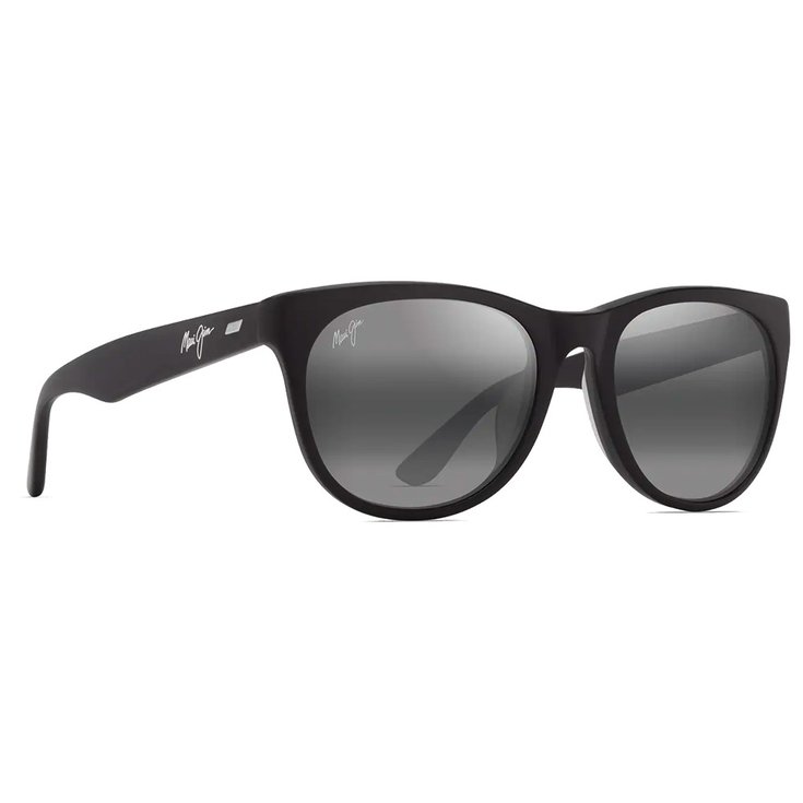 Maui Jim Sonnenbrille Koaniani Asian Fit Matte Black Neutral Grey Mineral Superthin Präsentation