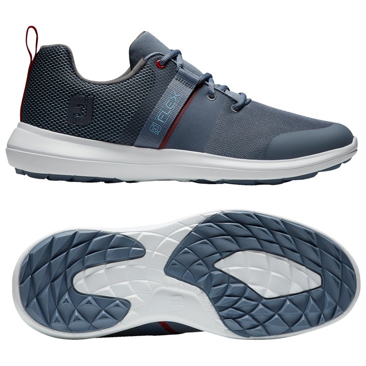 Footjoy Schuhe ohne Spikes Flex Steel Blue Präsentation
