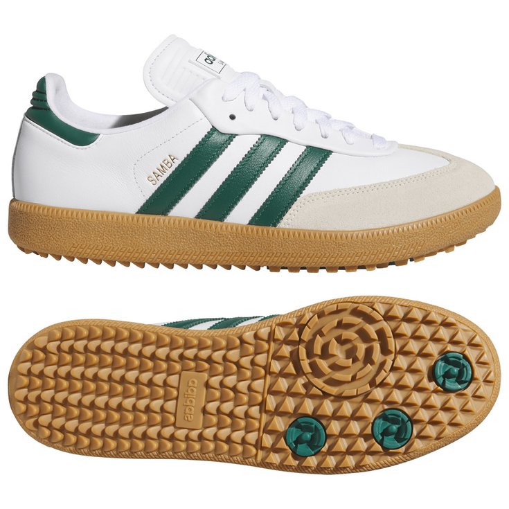 adidas Originals Schuhe ohne Spikes Samba Golf White Green Präsentation