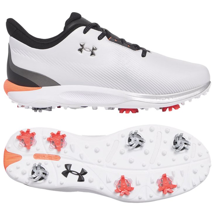 Under Armour Schuhe mit Spikes Drive Fade Halo Gray Black Metallic Silver Präsentation