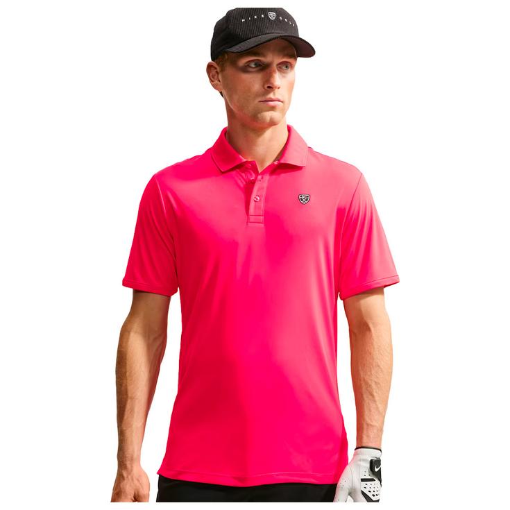 Nike Polohemde Dri Fit Par Fusion Red Black Präsentation
