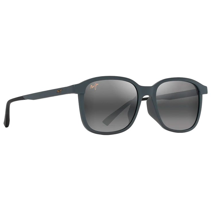 Maui Jim Sonnenbrille Makuahine Asian Fit Gris Foncé Mat Neutral Grey Minéral Superthin Präsentation