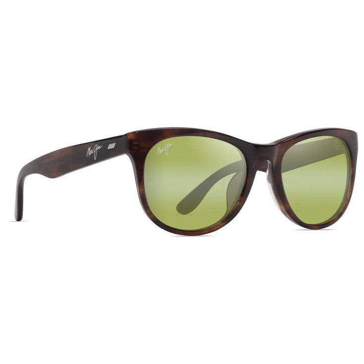Maui Jim Koaniani Asian Fit Shiny Melange Brown Havana Maui Ht Mineral Superthin Präsentation