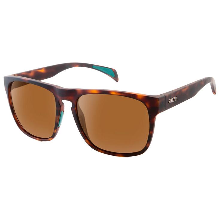 Zeal Sonnenbrille Capitol Matte Tortoise Matte Tortoise Ellume Polarized Copper Präsentation
