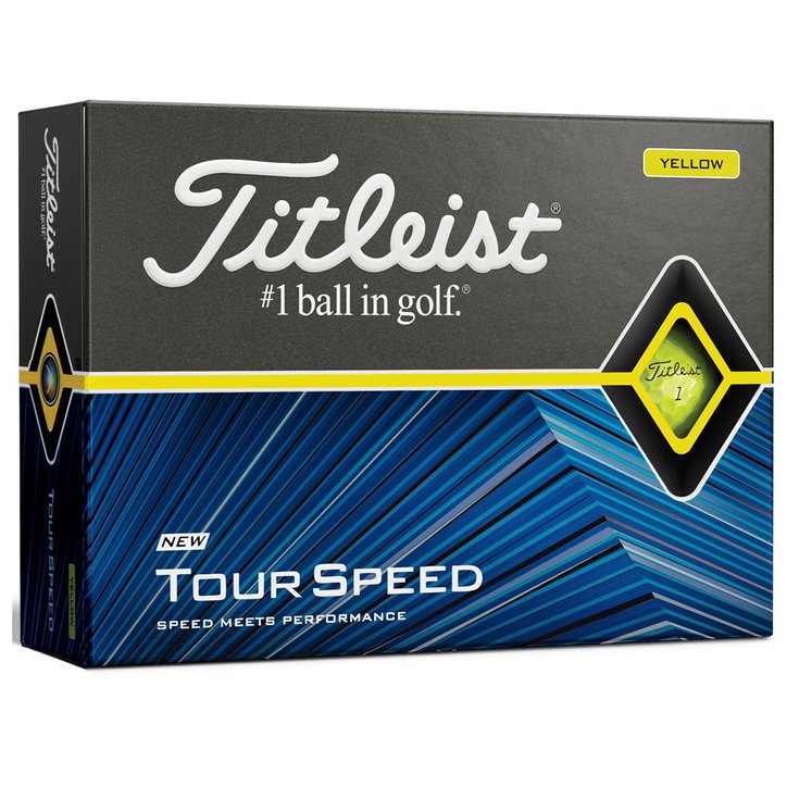 Titleist Neue Golfbälle Tour Speed Yellow Präsentation