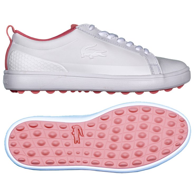 Lacoste Chaussures sans spikes G Elite 319 Women White Pink Présentation
