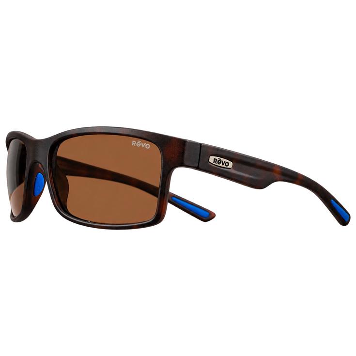 Revo Lunettes de soleil Dexter Matte Tortoise Crystal Smoke Green Polarized Présentation