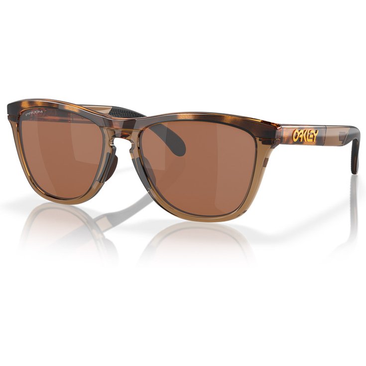 Oakley Lunettes de soleil Frogskins Range Brown Tortoise Brown Smoke Prizm Tungsten Polarized Présentation