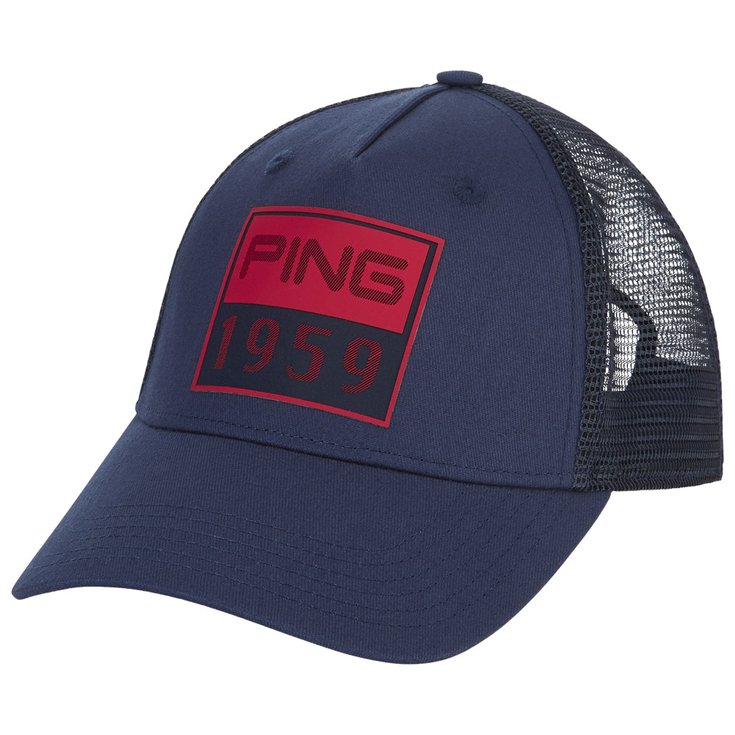 Ping Cap 1959 Trucker Cap Navy Präsentation