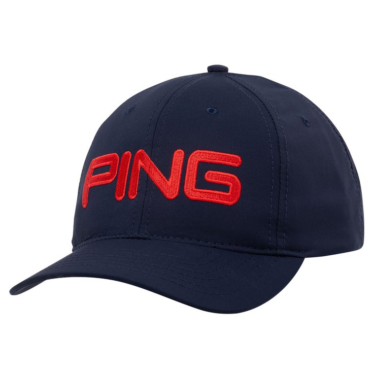 Ping Casquettes Ping Lite Brights Navy Red - AJUSTABLE Présentation