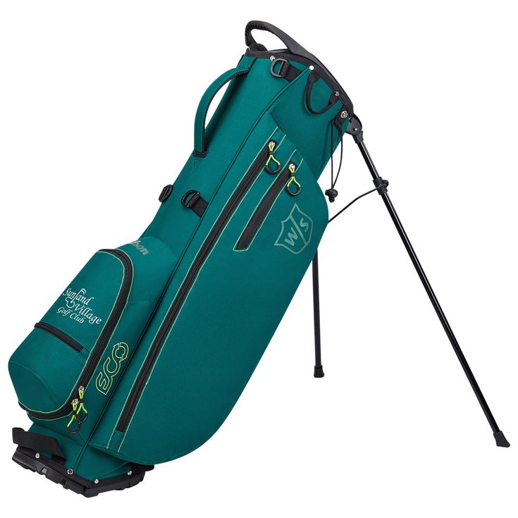 Wilson Staff Standbag (Komplettsatz) Eco Carry Bag Alpine Green Präsentation