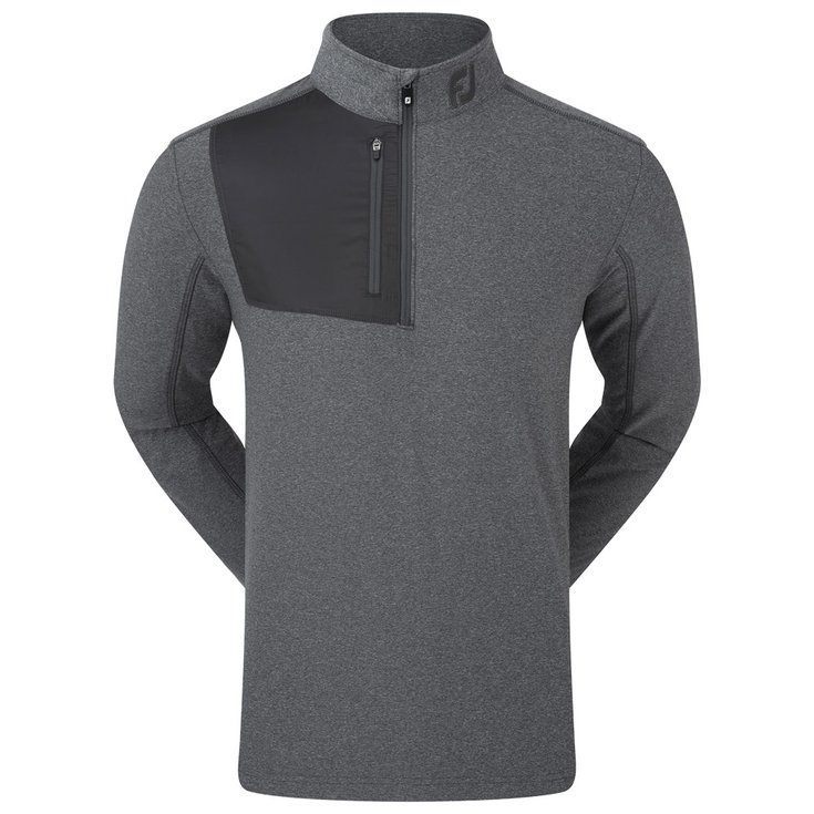 Footjoy Pull Heather Chill Out XP Heather Charcoal Présentation