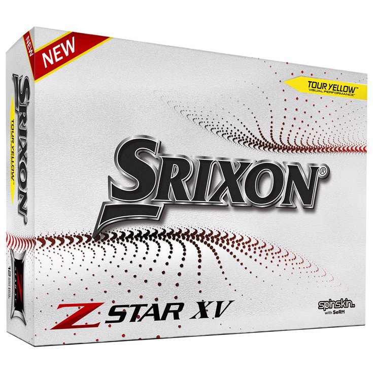 Srixon Balles neuves Z-Star XV Tour Yellow - Sans Présentation
