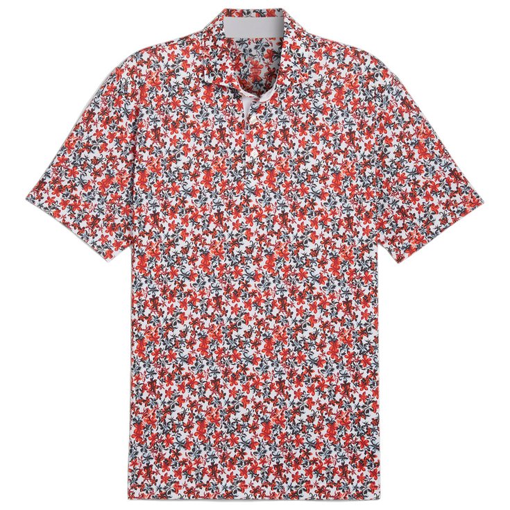 Puma Golf Lillie Polo Red 