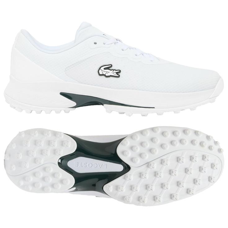 Lacoste Chaussures sans spikes Golf Point V2 White Green Présentation
