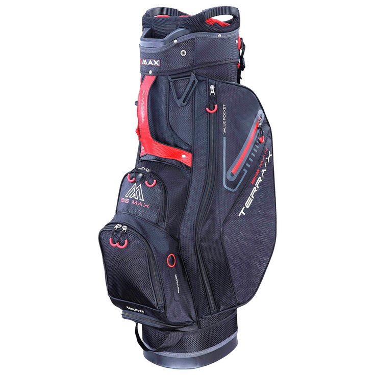 Big Max Sacs chariot serie Terra X Black Red Präsentation