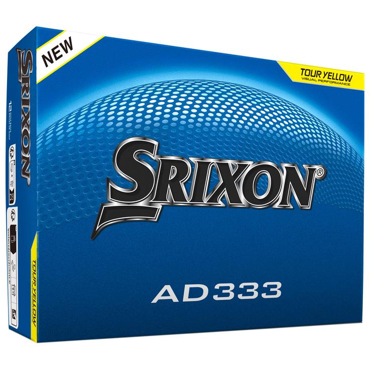 Srixon Neue Golfbälle AD333 12 Tour Yellow Präsentation