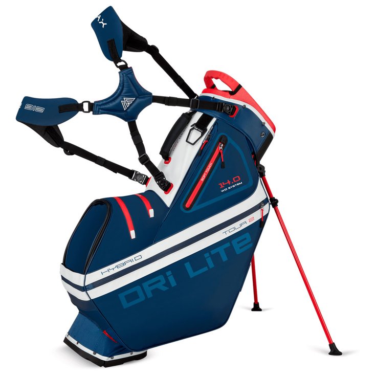 Big Max Standbag (Komplettsatz) Drilite Hybrid Tour 2 Navy Red White Präsentation