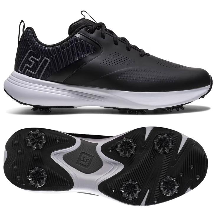 Footjoy Chaussures avec spikes Qualifier Black White Grey Présentation