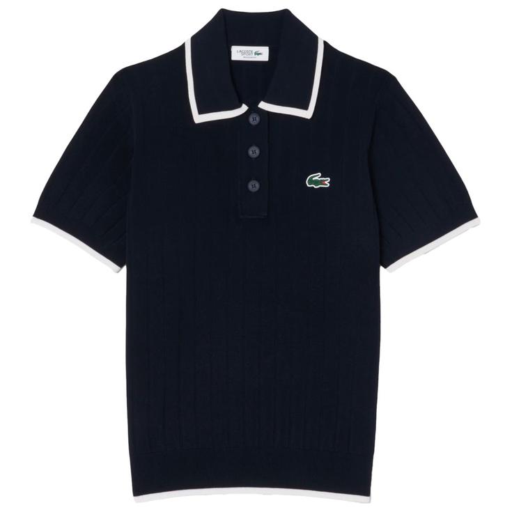 Lacoste Polohemde Performance Top Polo Sweater Blue Flour Präsentation