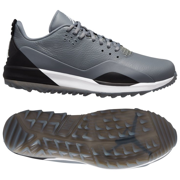 Nike Chaussures sans spikes Jordan ADG 3 Cool Grey White Black Présentation