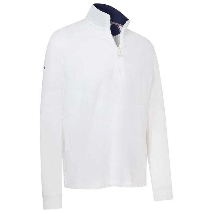 Callaway Golf Pullover Long Sleeve 1/4 Zip Pullover Bright White Präsentation