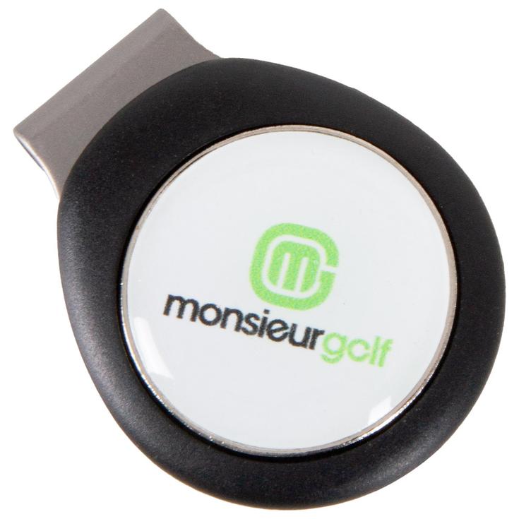 Pitchfix Ballmarkierer The Hat Clip monsieurgolf Black Präsentation