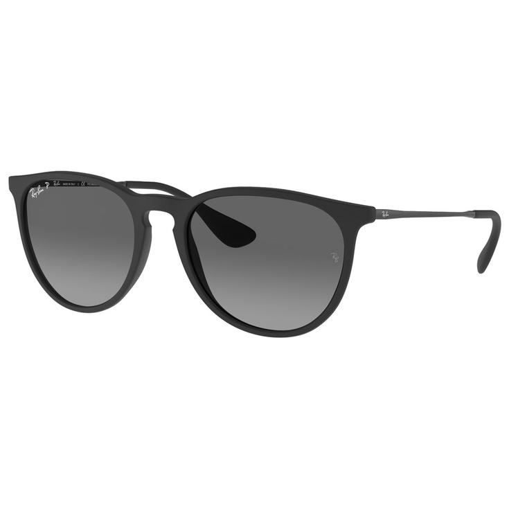 Ray Ban Lunettes de soleil RB4171 Erika Classic Matte Rubber Black Grey Polar Présentation