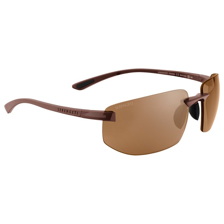 Serengeti Lunettes de soleil Lupton 2.0 Matte Crystal Light Brown Trivex PhD 2.0 Drivers Gold Présentation