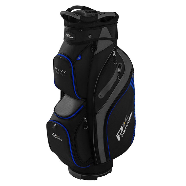 Powakaddy DLX Lite Bag Black Titanium Blue 