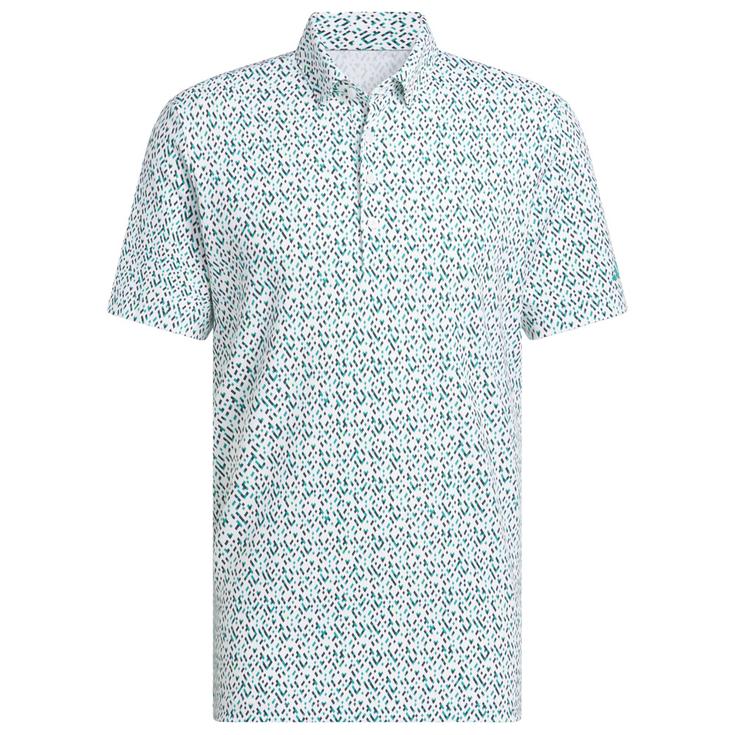adidas Polohemde Ultimate365 Micro Argyle White Präsentation