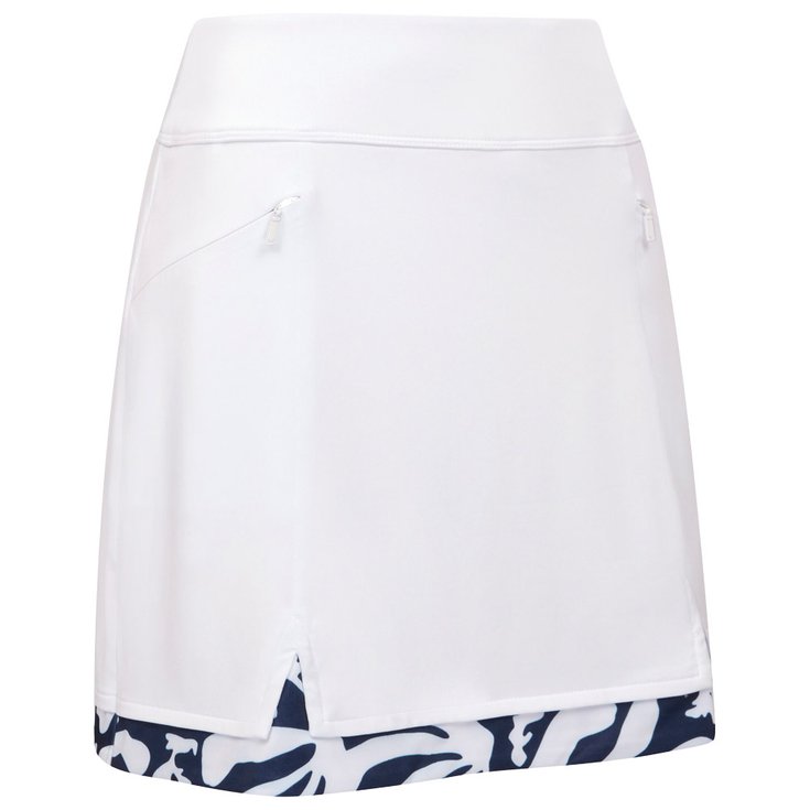 Callaway Golf Rock 17 Abstract Floral Blocked Skort Brilliant White Präsentation