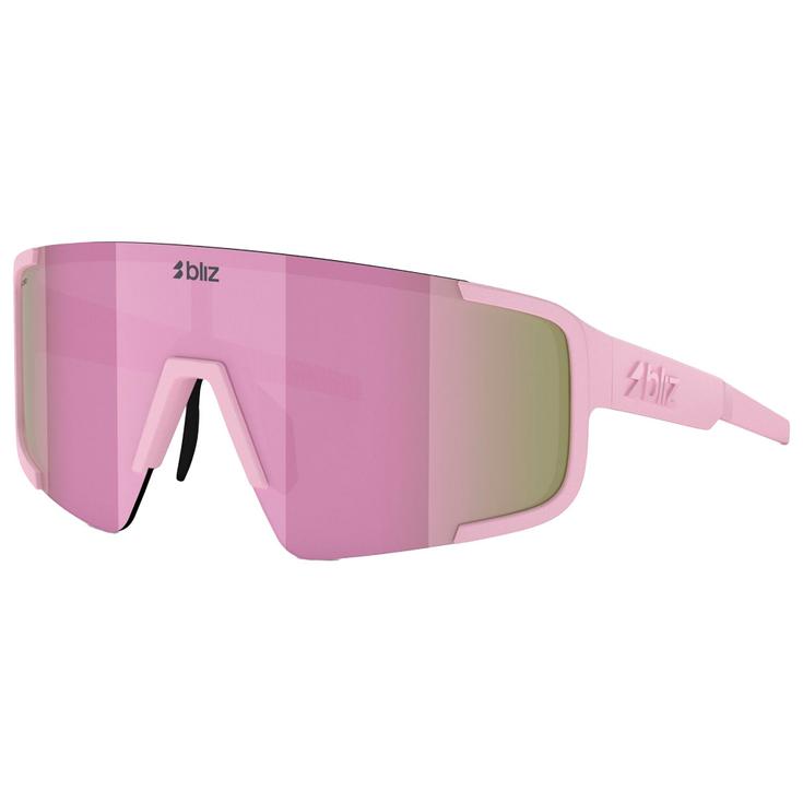 Bliz Sonnenbrille P003 Small Matte Powder Pink Brown Pink Multi Präsentation
