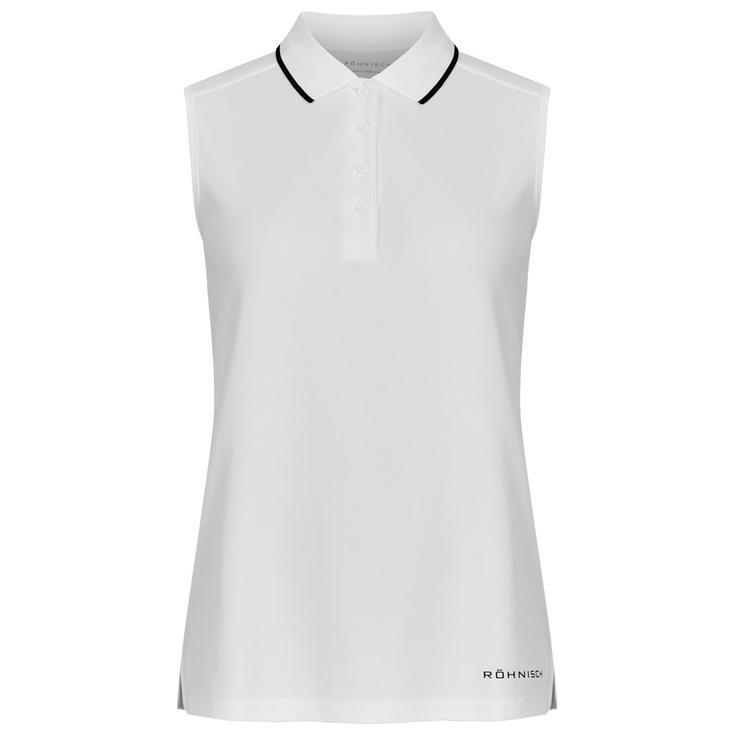 Rohnisch Polohemde Miriam Sleeveless White Präsentation