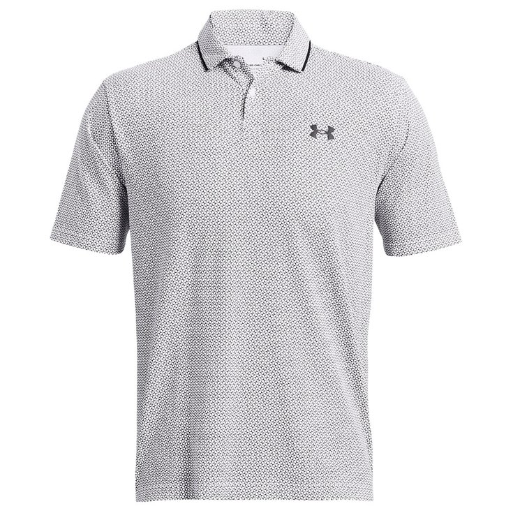 Under Armour Polohemde Iso Chill Verge Polo Crosscut White Halo Grey Präsentation