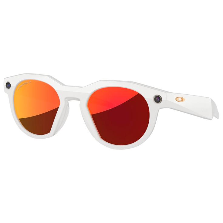 Oakley Sonnenbrille Meta HSTN Warm Grey Prizm Ruby Präsentation