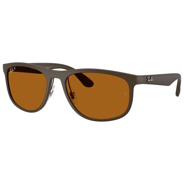 Ray Ban Sonnenbrille RB4468 Mat Sans Brown Chromance Brown Polar Präsentation