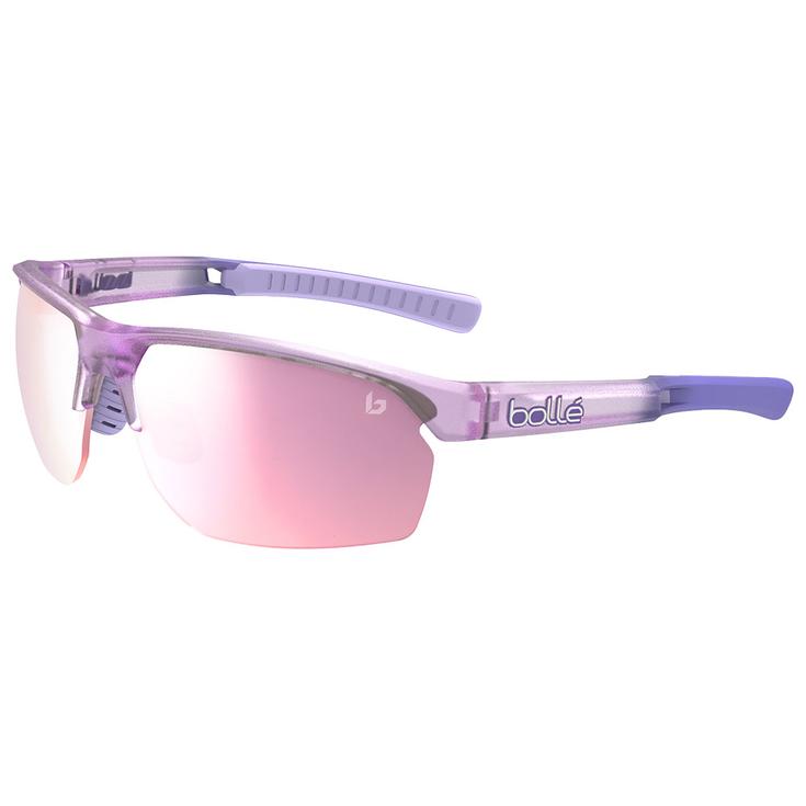 Bollé Sonnenbrille Victus S Soft Pink Frost Brown Pink Polarized Präsentation