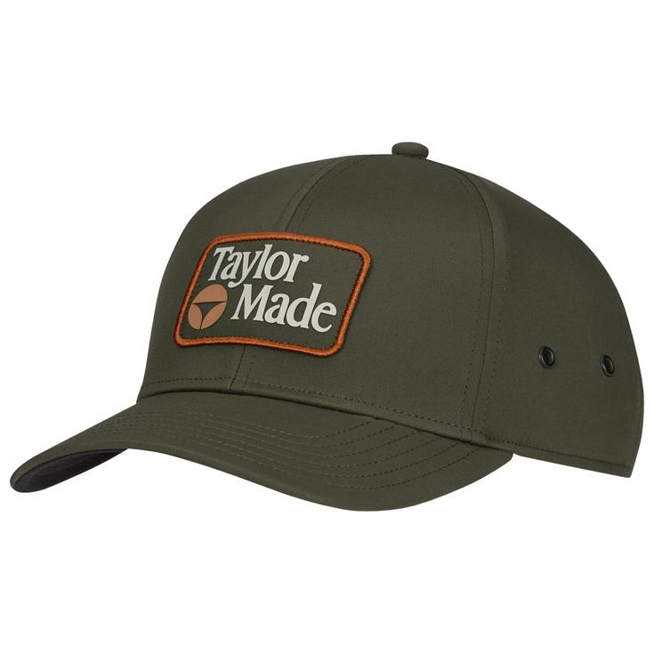 Taylormade Cap LS Newport 85 Metal Eyelet Olive Präsentation