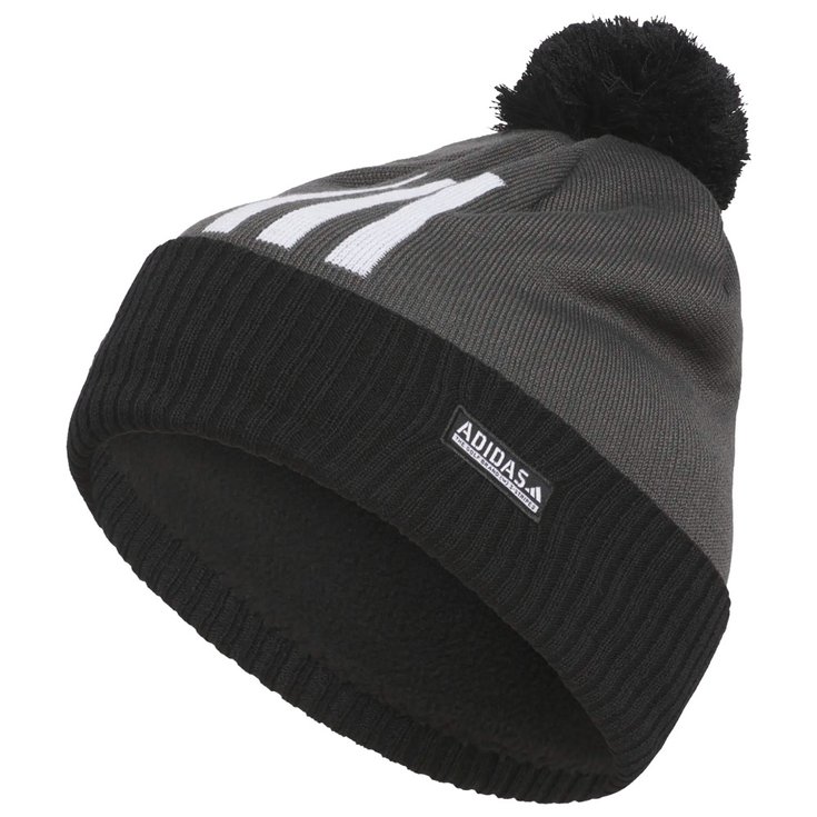 adidas Mütze M Pom 3S Beanie Grey Präsentation