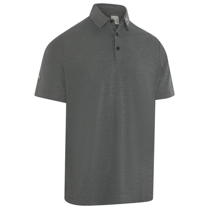 Callaway Golf Polohemde Classic Jacquard Polo Caviar Präsentation