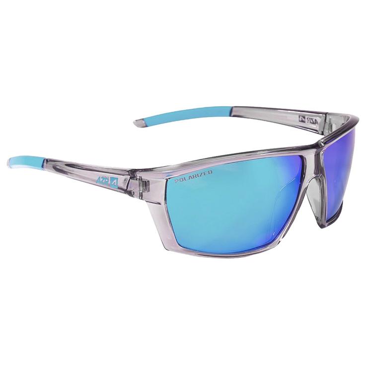 AZR Sonnenbrille Ranch Crystal Bleue Vernie Multicouche Bleu Polarisant Präsentation
