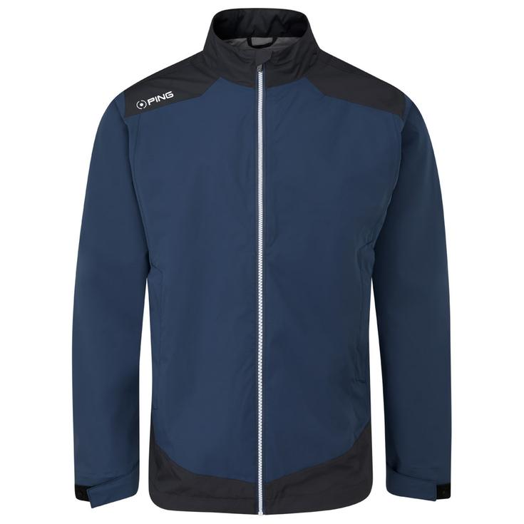 Ping Regenjacke Aquadrive Jacket Oxford Blue Black Präsentation Ping Regenjacke Aquadrive Jacket Oxford Blue Black Präsentation