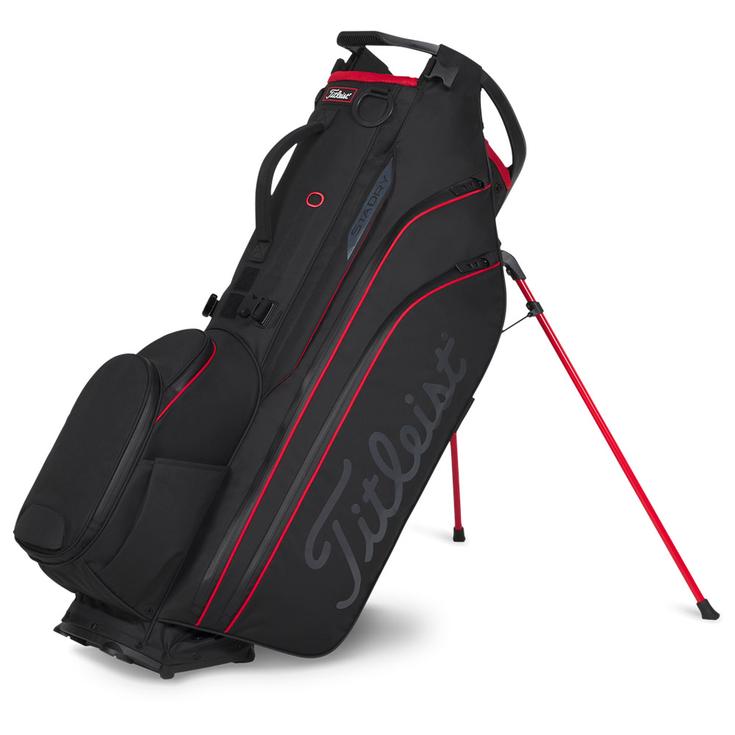 Titleist Standbag (Komplettsatz) Hybrid 14 Stadry Black Black Red Präsentation Titleist Standbag (Komplettsatz) Hybrid 14 Stadry Black Black Red Präsentation