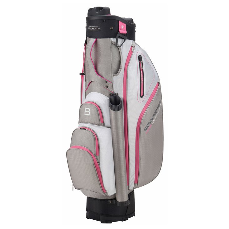 Bennington Cartbag (Komplettsatz) QO9 Dry Bag Grey White Pink - Sans Präsentation