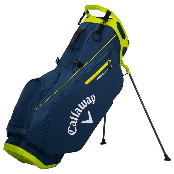 Callaway Golf Standbag (Komplettsatz) Fairway 14 Stand Navy Florescent Yellow Präsentation