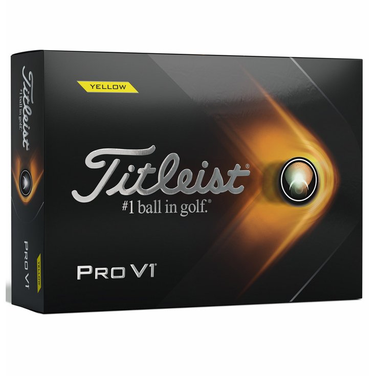 Titleist Neue Golfbälle Pro V1 Yellow - Sans Präsentation