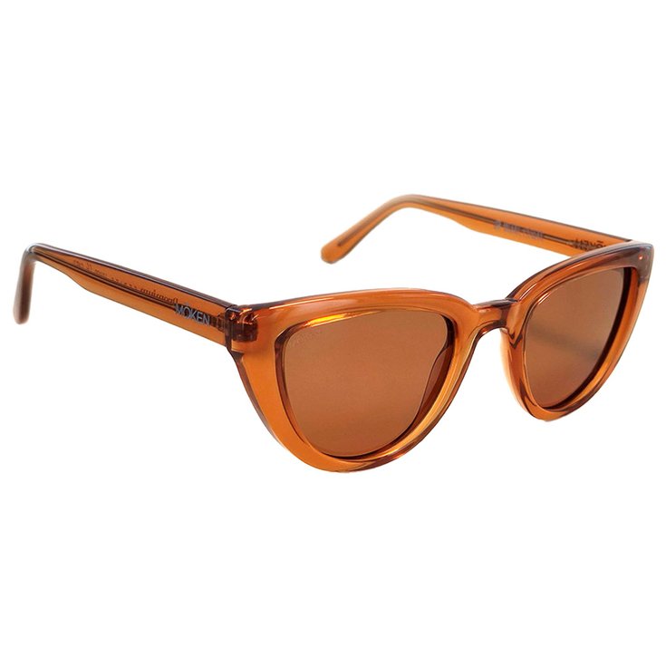 Moken Vision Sonnenbrille Emma Orange Brown Polarized Präsentation