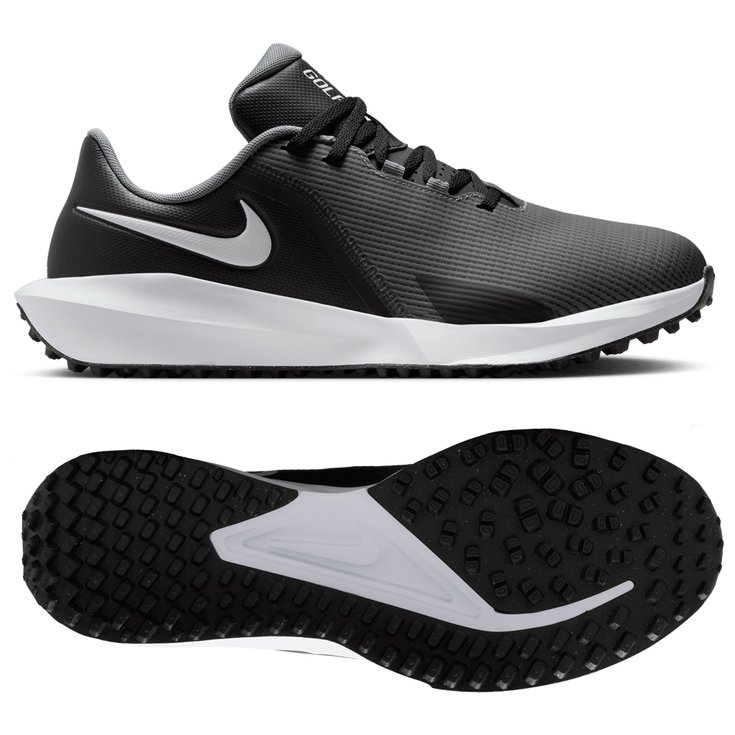 Nike Schuhe ohne Spikes Infinity G Black White Smoke Grey Präsentation