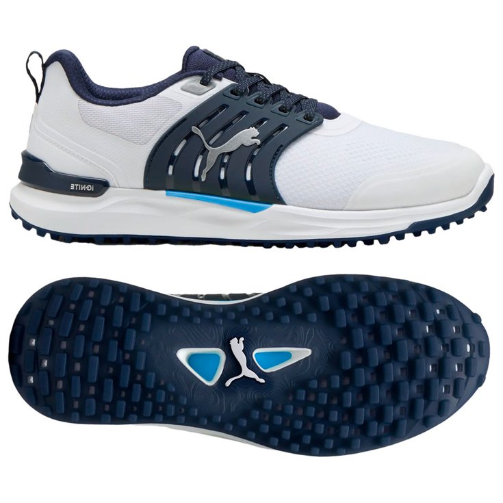 Puma Golf Ignite Elevate 2 White Deep Navy 